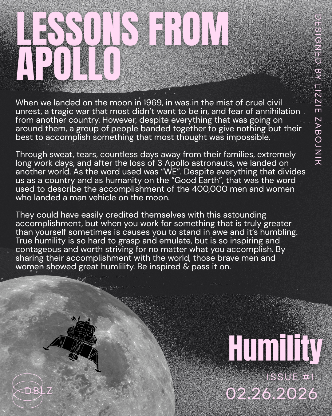 Life lesson #1 from NASA during the greatest achievement in the history of mankind